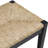 44.5" Wide Farmhouse Style Solid Wood and Natural Seagrass Bench-116400343