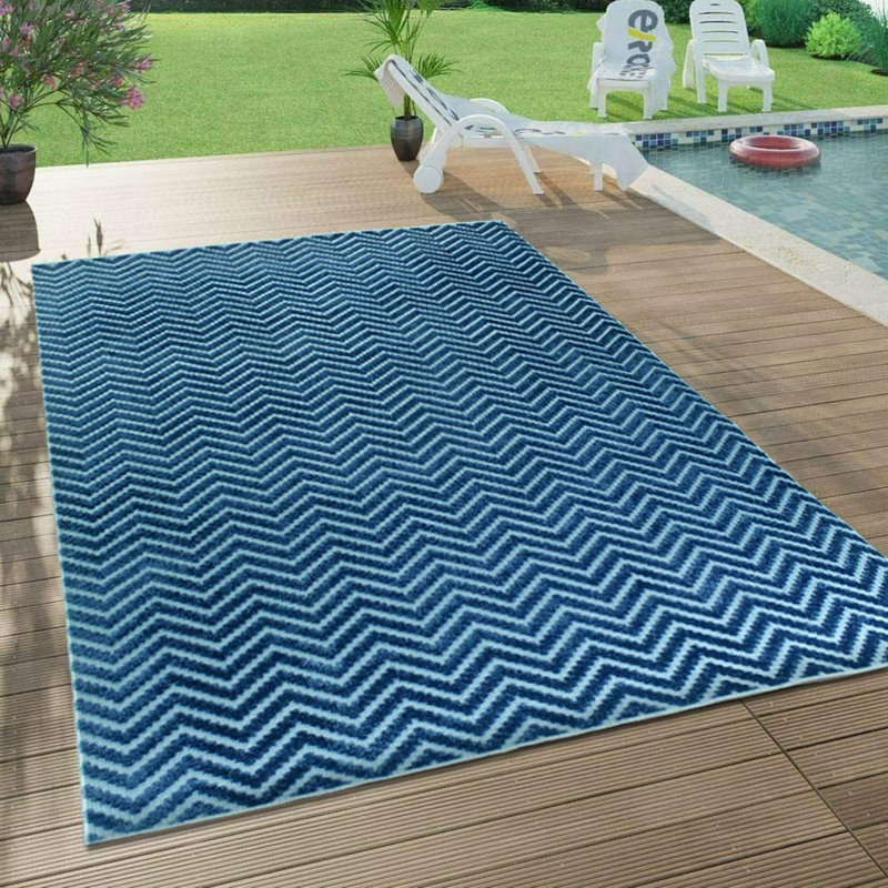 Granit Geometric Indoor / Outdoor Area Rug, Rectangle 192 x 290cm