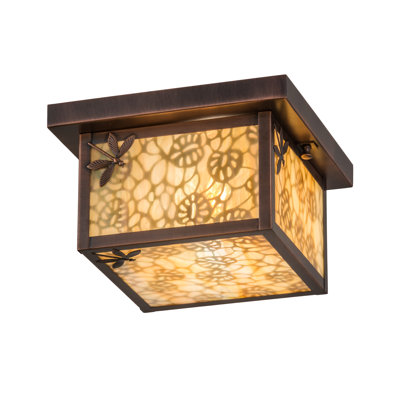 Plafonnier encastré carré simple 14 po 1 lumières Yother