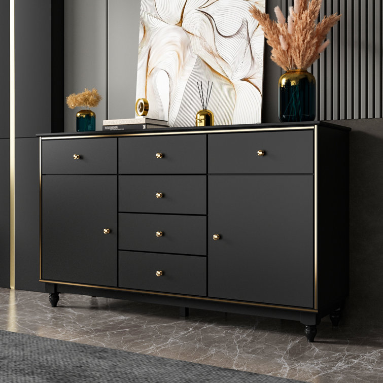 55.1'' Wide 6 Drawer Sideboard