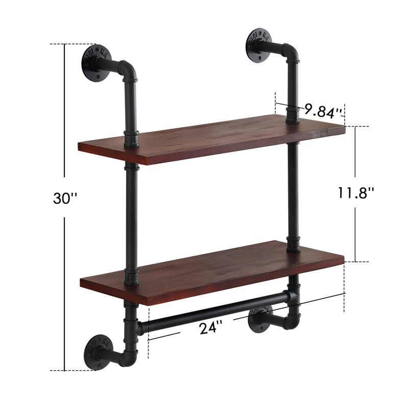 30" H x 24" W x 10" D Storage Rack