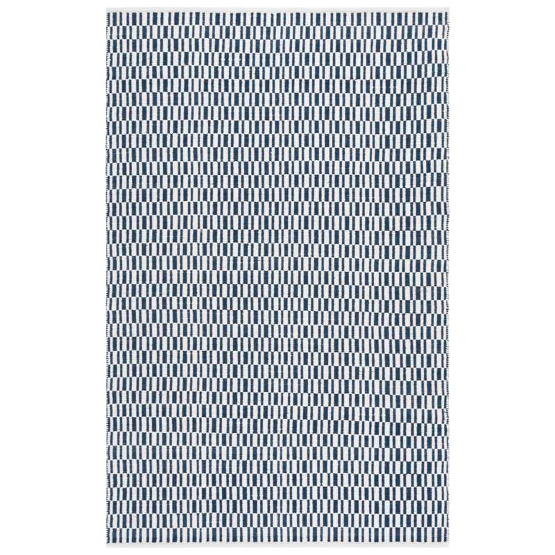 Vermont Hand Woven Wool, Cotton Solid Color Indoor Rug, Rectangle 4' x 6'
