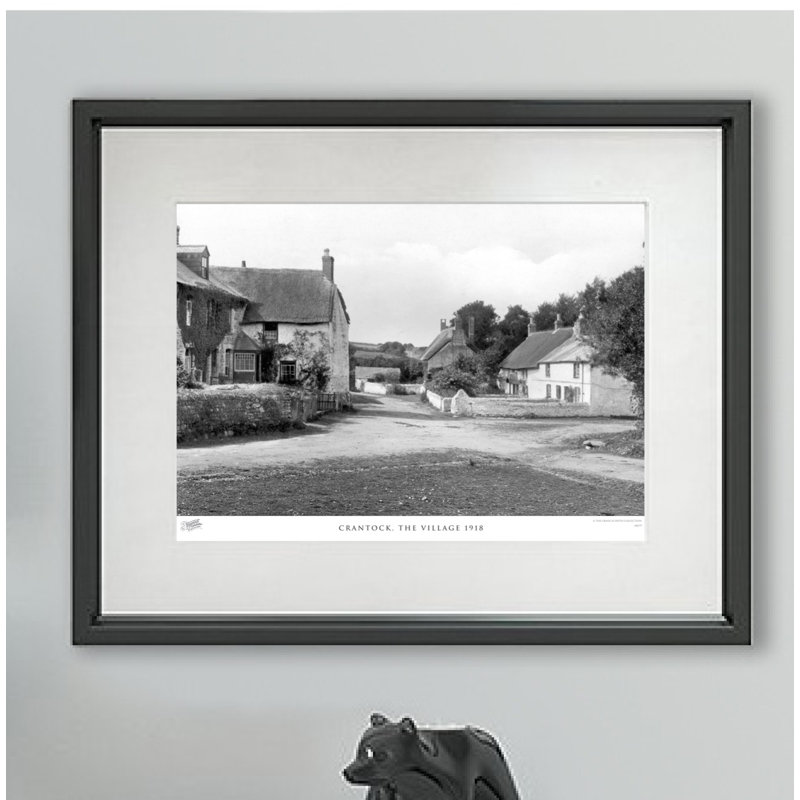 Crantock, The Village 1918 - Single Picture Frame Print, 45cm H x 60cm W x 2.3cm D