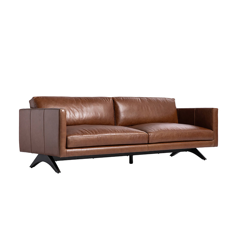 Rogers Leather Sofa