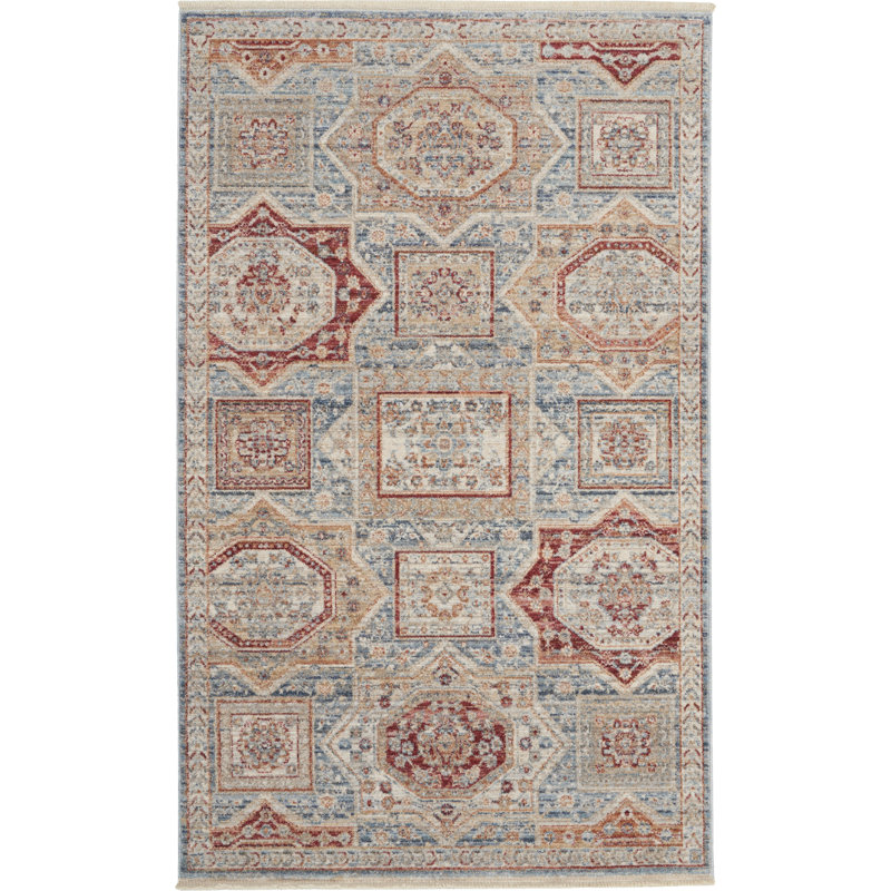 Sinue Geometric Indoor Rug, Rectangle 3' x 5'