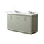 Meuble-lavabo double autoportant 72 po avec plateau en marbre Strada-114679521-114679523-134639121