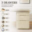 Bureau double caisson en L 90,3 po à 3 tiroirs 90 °-1814550278