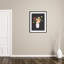 Floral on Black II, encadré sur papier par Archbell Print-91291788-91291781