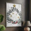 «Christmas Holiday Art», impression encadrée - Bois massif XMA171707-1323540137