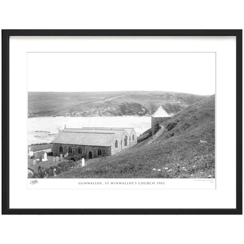 Gunwalloe, St Winwalloes Church 1903 - Single Picture Frame Print, 28cm H x 36cm W x 2.3cm D
