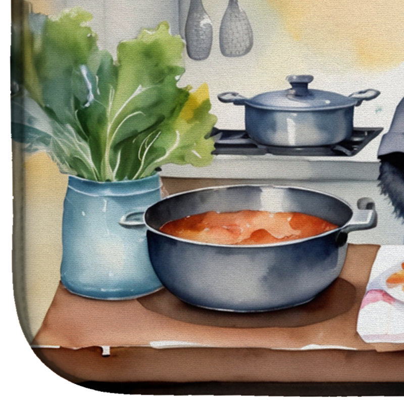 Tapis de vaisselle Schipperke The Chef