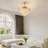 Retractable Crystal Ceiling Fan With Led Lights & Remote Control-1927853420
