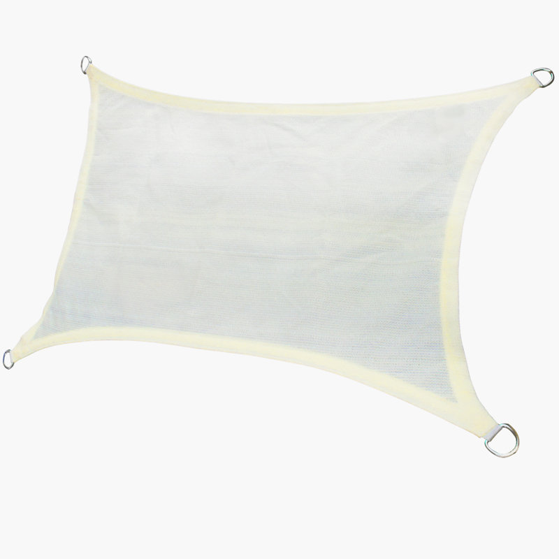 Dunanney Rectangular Shade Sail, Cream, 400cm W x 300cm L