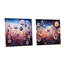 «Blue Enchanted Gardens I» - ensemble de 2 verres muraux abstraits en acrylique-103922472