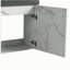 Meuble-lavabo mural flottant de 20 po avec lavabo en résine et porte d'armoire à fermeture en douceur