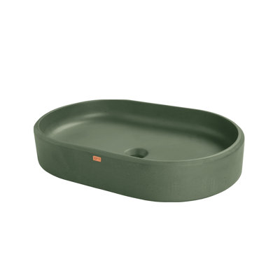 Ubud Oval Concrete Vessel Sink