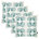 Sage/White Large Sea Shell