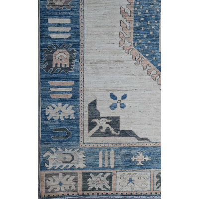 New Afghani Bakshaish Wool On Cotton 9Ft6inx11ft9in