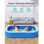 Grande piscine gonflable avec auvent