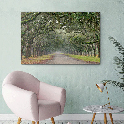 Reproduction de photo sur toile tendue "la fascination des verts" par studio 500