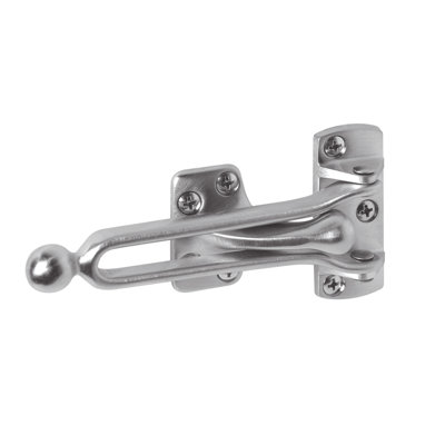 Prime-Line Swing Bar Door Guard with Ball, 4-7/8 in., Solid Brass (Single Pack)