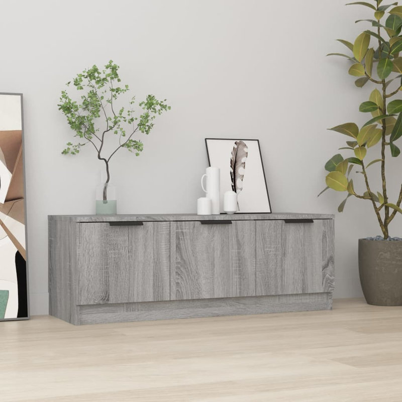 Jourdain Unfinished TV Stand for TVs up to 48", Grey