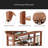 100% Solid Wood Front Door Shoe Rack, Closet Solid Wood Shoe Bench, Load-Bearing 550 Pounds, Entryway, Hallway, Hallway Shoe Rack With Space For Boots