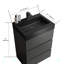 Meuble-lavabo sur pied simple 24,19 po avec plateau en bois manufacturé Davorin-140761524-140761525