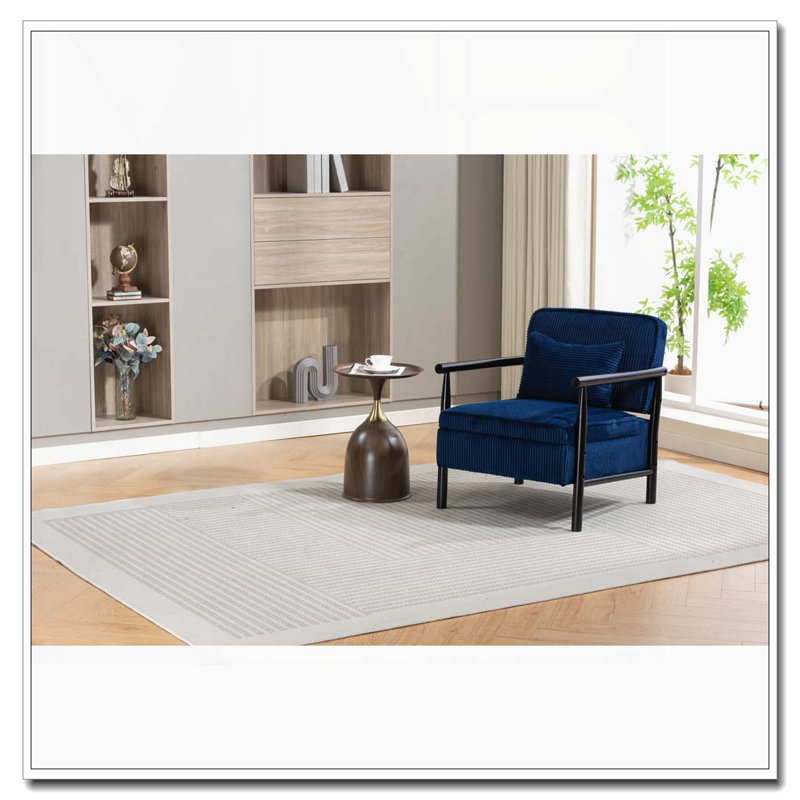 Chaise d'appoint moderne, Bleu antique