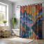 Asian Landscape Motifs - Rideau de douche standard 1 pièce-230361455