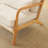 Lemley Mid Century Solid Wood Accent Chair Upholstered Armchair with an Extra Pillow-2068352738