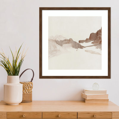 «Peaceful nature No. 2» par Alma Wood, reproduction d'art encadrée
