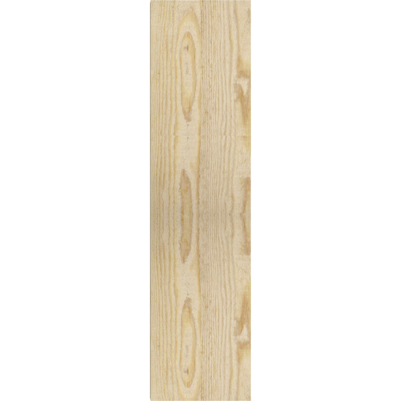 Persienne traditionnelle en bois rustique, Sapin Douglas de 6 po (sciage brut),  P 14 po x H 18 po 