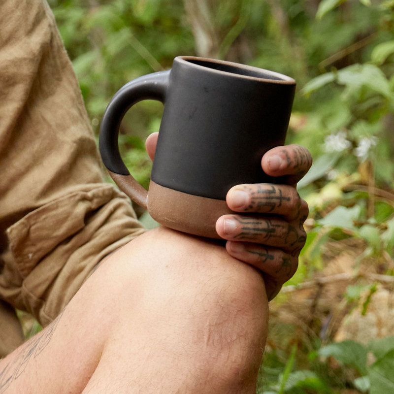 The Mug - Set of 4, Black/Gray/Brown/White