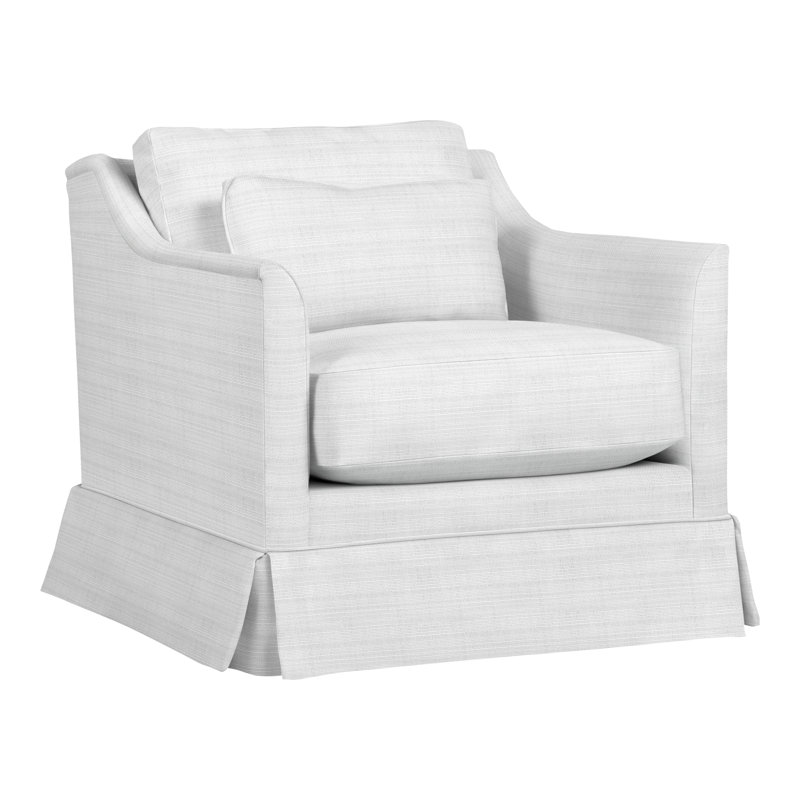 Chaise Newlin 33,5 po Newlin, Perigold Ishi Blanca