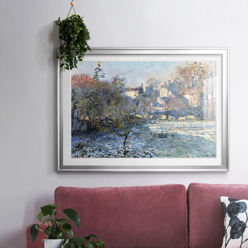 Frost, 1875, reproduction d'art encadrée, Argent, H 15 po x l 21 po x P 1,5 po