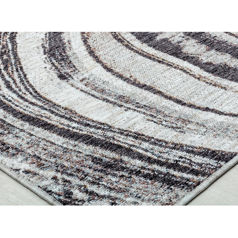 Tapis gris Celestia, Rectangle 2 pi 6 po x 4 pi