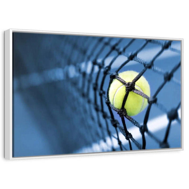 Filet de tennis, Cadre flottant blanc, 46 po x 31 po