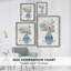 Boho Arrangement II, reproduction encadrée - bois massif 47609-558590265