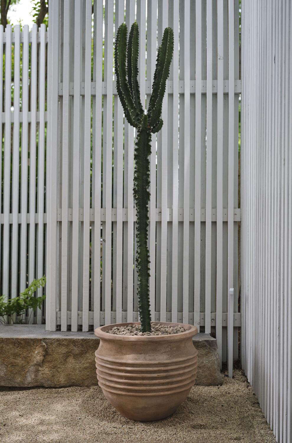 Ceramic Pot Planter, 18.50" H x 23.25" W x 23.25" D