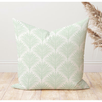 Housse de coussin en coton Seafoam Light