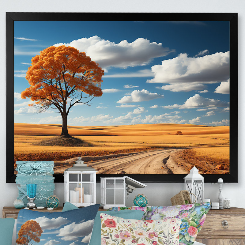 Hrmonous Prairie Symphony, Cadre simple noir, H 30 po x l 40 po x P 1,5 po