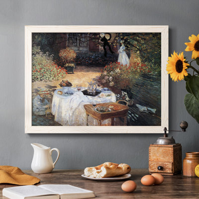 "The lunch # 2" par Monet, reproduction d'art sur toile