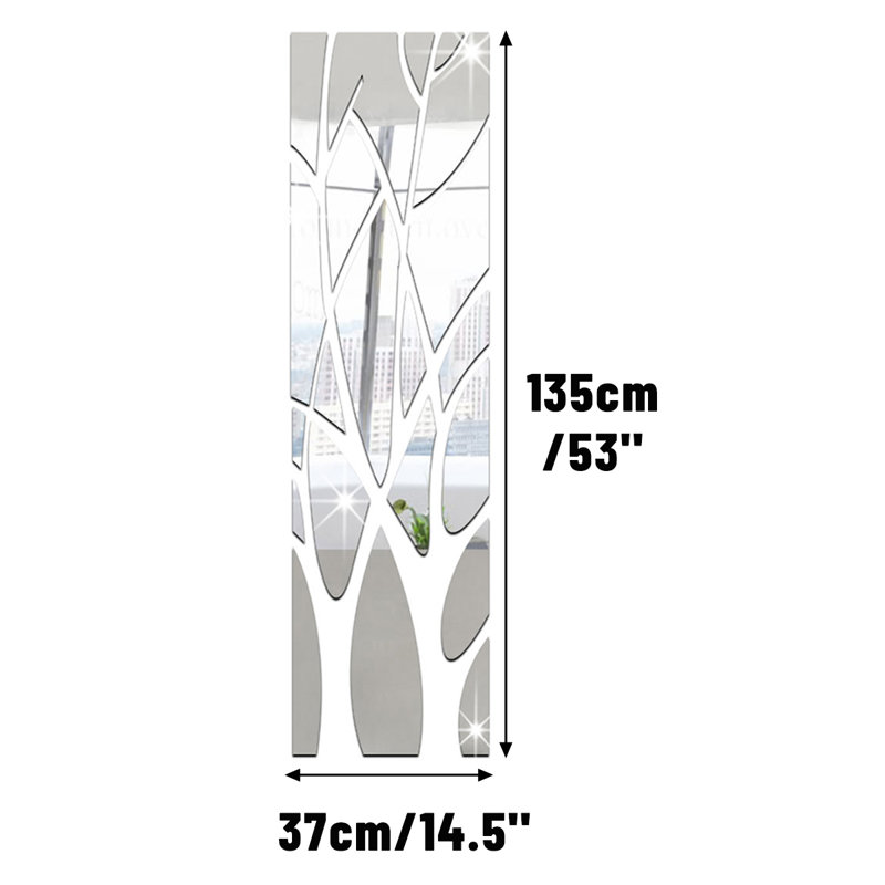 Plants & Flowers Wall Decal, Sliver