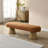 Dining Bench For Dining Room, Upholstered Bedroom End Of Bed Entryway Bench, Boucle Ottoman For Living Room, 64"L Stool Top Wood Leg 300 LBS Weight Capacity-601183696