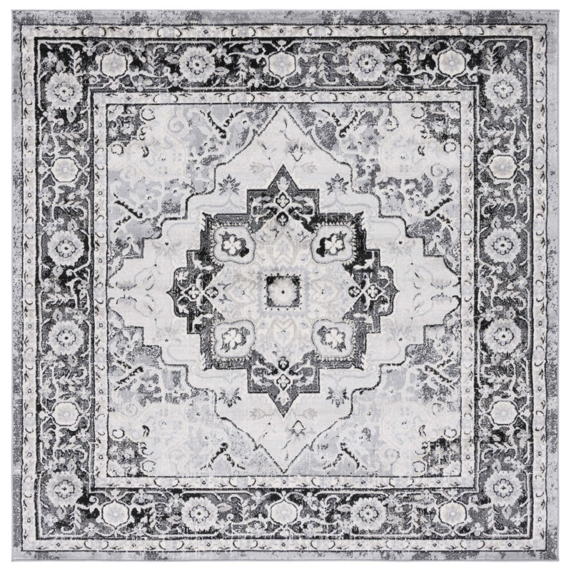 Brentwood Performance Oriental Rug, Square 6'7"