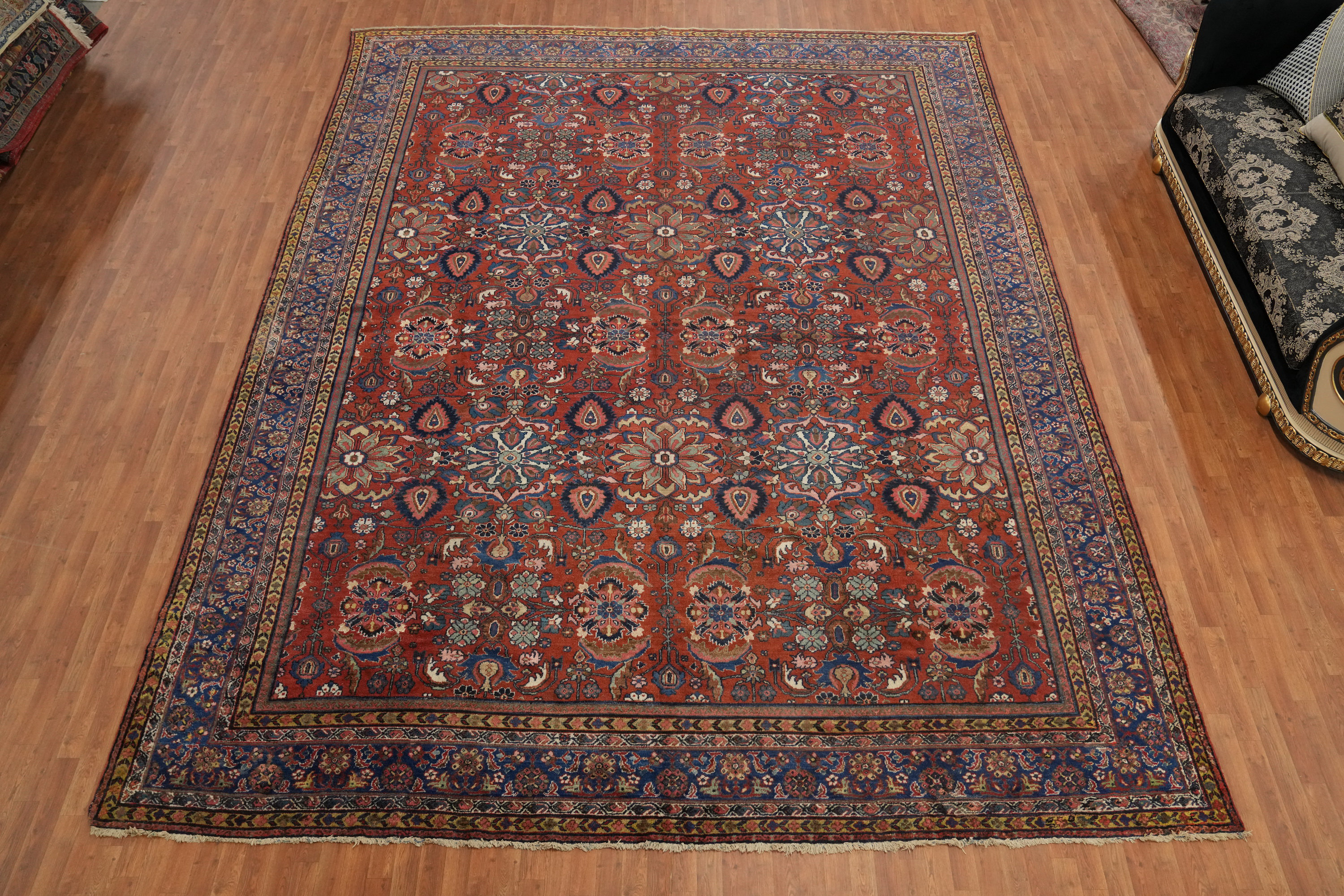Rugsource Pre-1900 Vegetable Dye Traditional Large Rug 13x16 | Wayfair