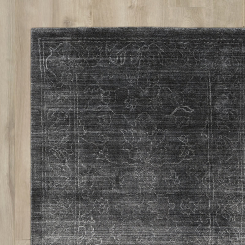 Malonne Viscose Oriental Indoor Rug, Rectangle 8' x 10'