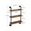 60cm W Metal Wall Mounted Shelving Unit