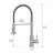 Kitchen Faucet With Pull Down Sprayer  Stainless Steel Single Handle Pull Out Spring Sink Faucets-121210010